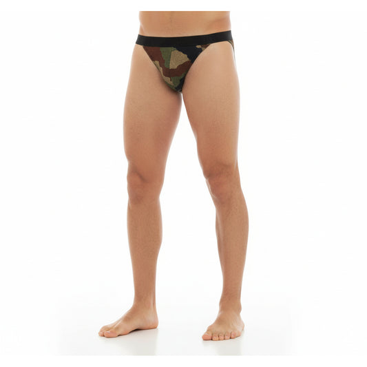 Moschino Camouflage Print Brief Green (A13224403-1888) Men