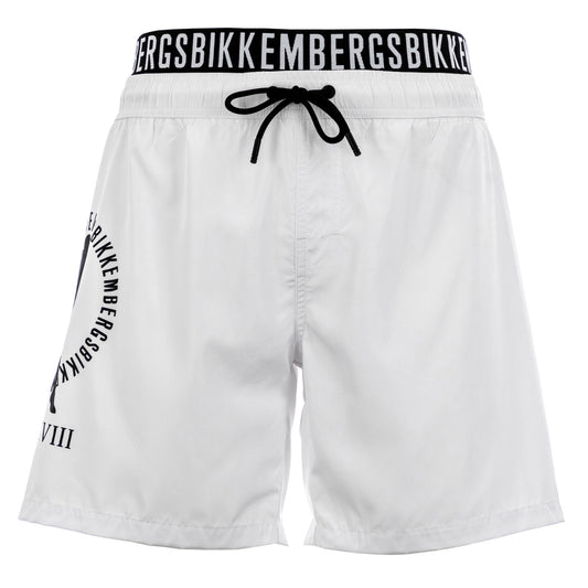 Bikkembergs Medium boardshort (BKK1MBM07-WHITE) Men
