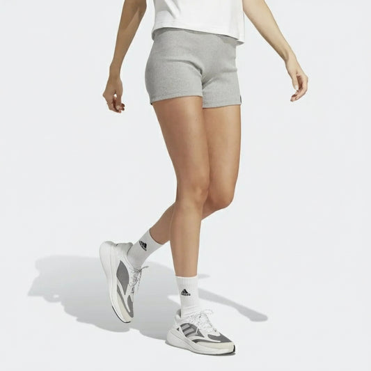 Adidas Shorts W LNG RIB SHO (IC9457-GREY) Women