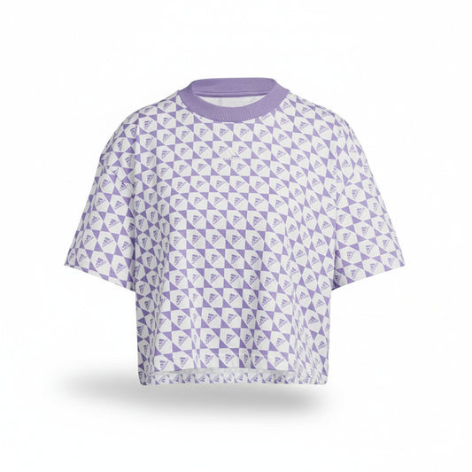 Adidas Short Sleeve T-shirts W LGM TEE (IM1250-WHITE_VIOLET) Women