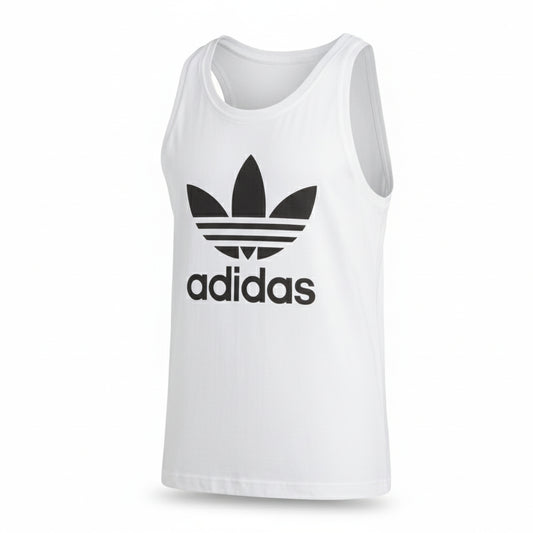 Adidas Tank Top TREFOIL TANK (H06636-WHITE_BLACK) Men