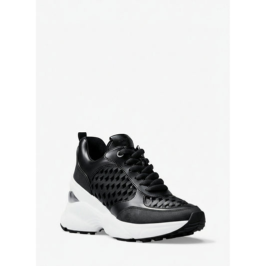 Michael Kors Quilted Platform Sneakers Black (49T5KAFS3L-BLACK) Women