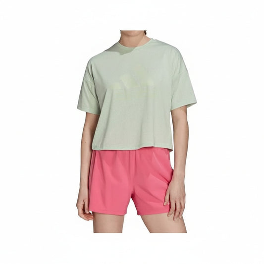 Adidas Short Sleeve T-shirts T-SHIRT (SHORT SLEEV (HK6963-GREEN) Women