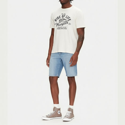 Wrangler AMERICANA TEE VINTAGE WHITE (112362791) Men