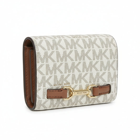 Michael Kors Signature Logo Wallet Vanilla (35S5G2ZD5B-VANILLA) Women