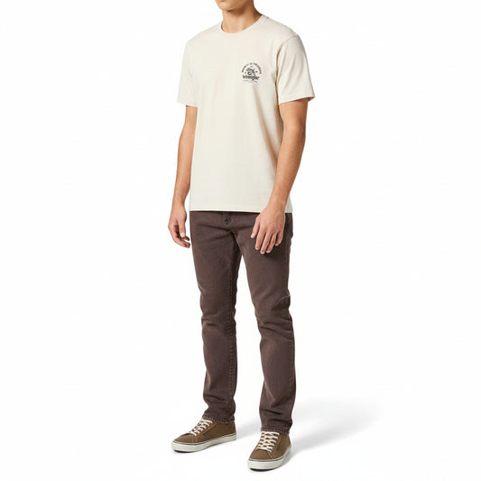Wrangler GRAPHIC TEE VINTAGE WHITE (112357388) Men