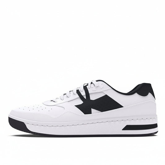 Under Armour Court 96 Basketball Sneakers White Black (3028633-101), Men