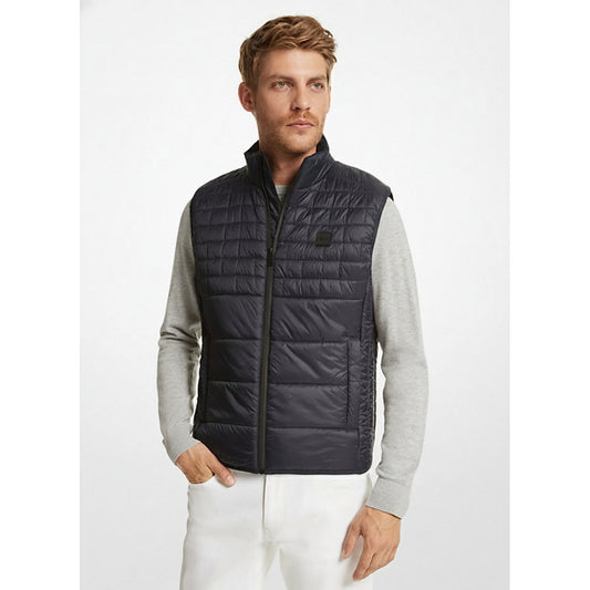 Michael Kors Quilted Puffer Vest Black (MC69633-BLACK) Men