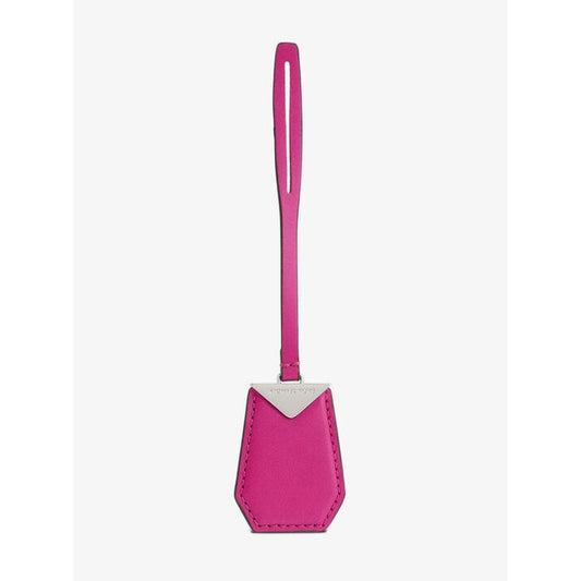 Michael Kors Leather Luggage Tag Pink, Women