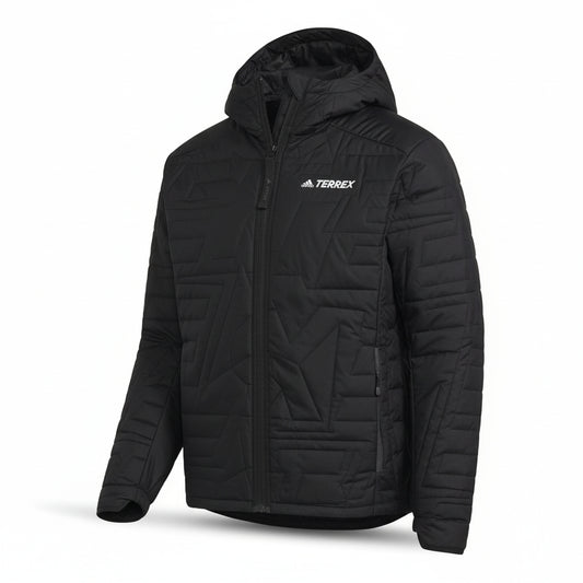 Adidas Terrex Quilted Hooded Puffer Jacket Black, Men