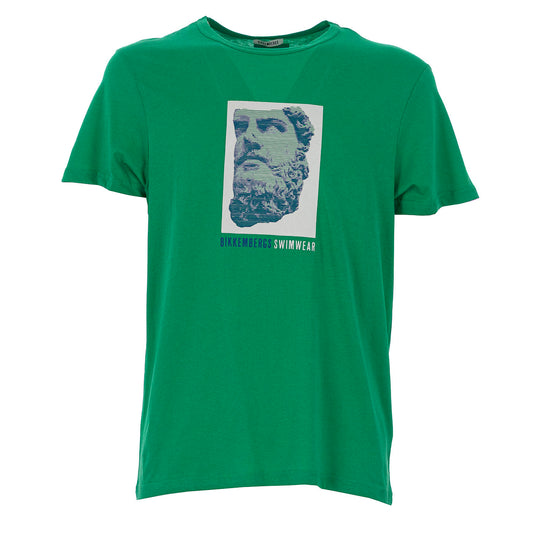 Bikkembergs T-Shirt Sticker (BKK1MTS03-GREEN) Men