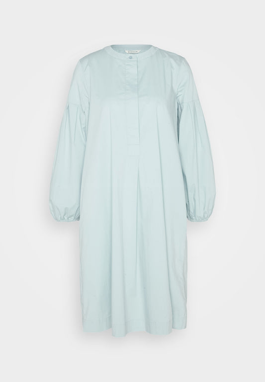 dress poplin pleat details Women