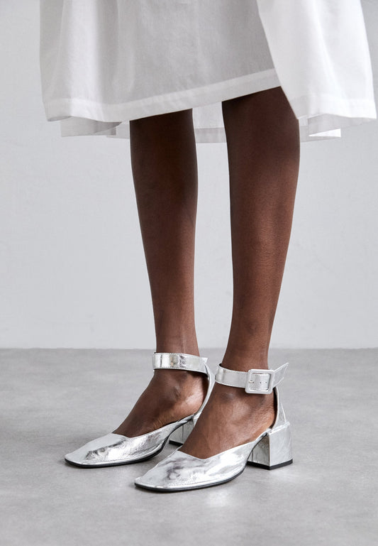 Souliers Martinez YASU Silver-Coloured (07U11B00B-D11) Women