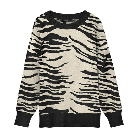 Vero Moda Nancy Long Sweater (10331450-BLACK) Women