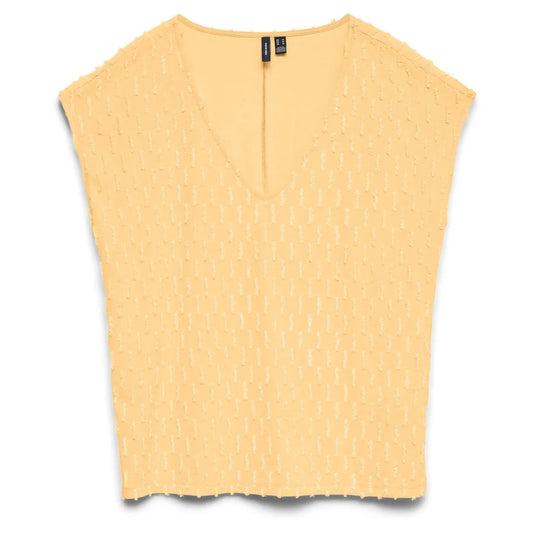 Vero Moda Vania Top (10344376-GOLDENHAZE) Women
