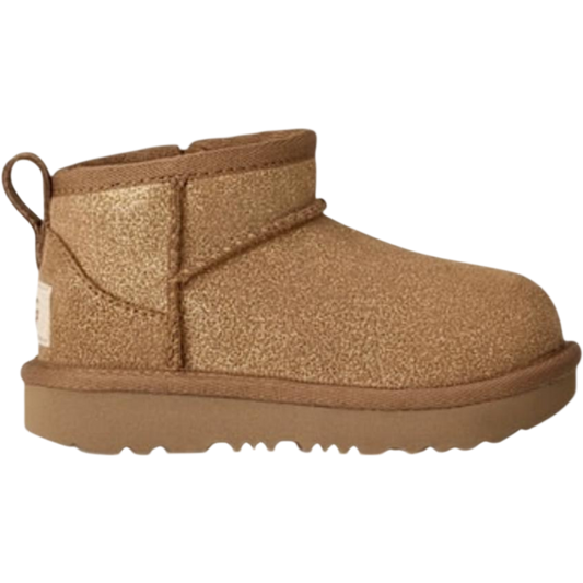 UGG Classic Ultra Mini Dazzle Chestnut (Toddler) Kids
