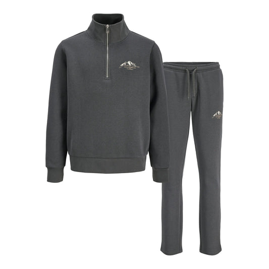 Jack & Jones Mountain Sweat Quarter Set (12292651-ASPHALT) Kids