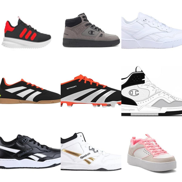 Kids' Sports Shoes - adidas, Reebok, Champion cover