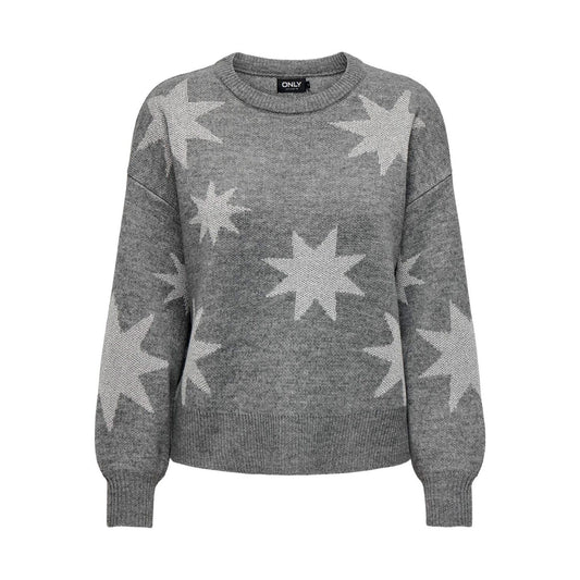 Only Rosie Knitted Sweater (15328250-MEDIUMGREYM) Women