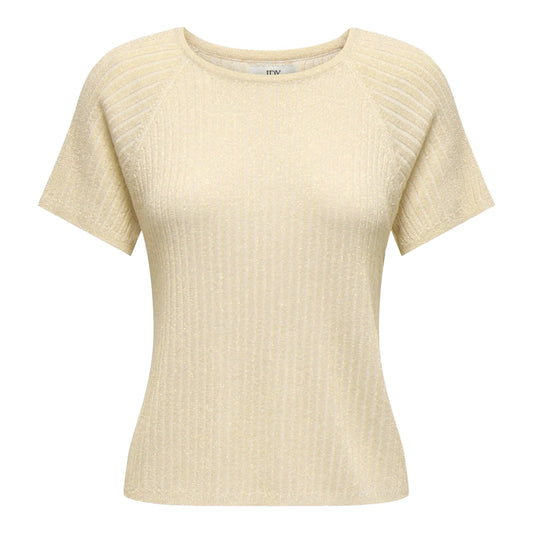 JDY Bodilla Glitter Shirt (15334641-PLAZATAUPE) Women