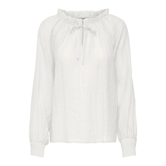 JDY Theo V-neck Blouse (15343809-CLOUDDANCER) Women