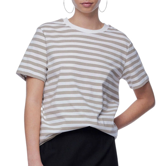 Pieces Ria Striped Shirt (17146339-SILVERMINK) Women