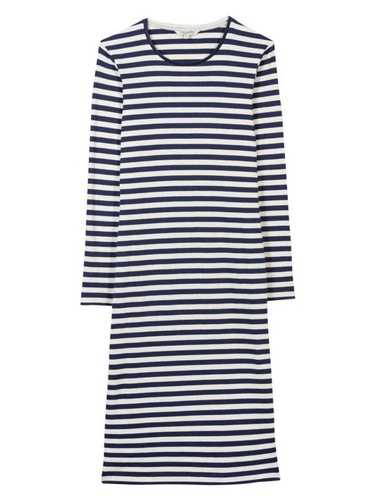 Herrlicher Dress Navy / White Women