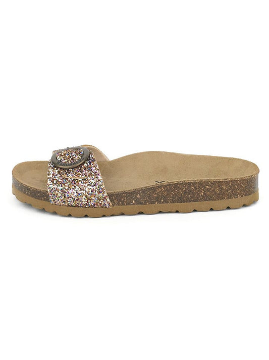 BABUNKERS Family Mules Gold Women