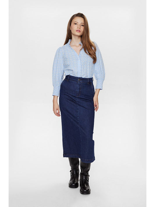 NÜMPH Denim Skirt Navy Women
