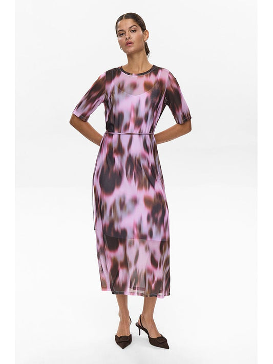 NÜMPH Dress Pink / Burgundy Women