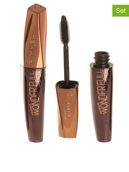 Rimmel 2-Piece Set: Wonder'full - Mascara Schwarz, je 11 ml Women