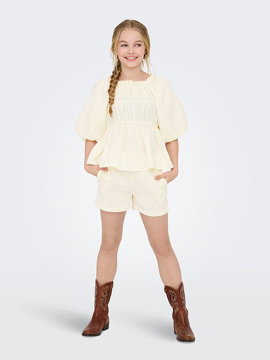 KIDS ONLY Shorts "Thyra" Cream Kids