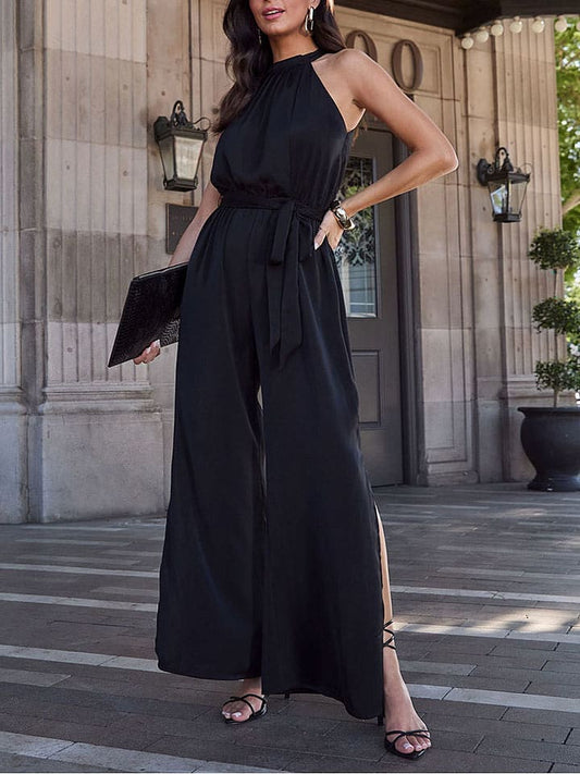 LA Angels Jumpsuit Black Women