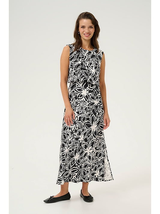 Kaffe Skirt "Vera" Black / White Women