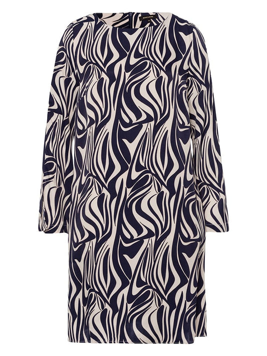 More & More Dress Navy / Beige Women