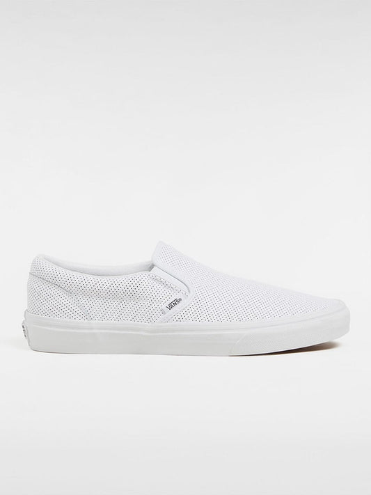 Vans Leather Loafers "Classic" White Unisex
