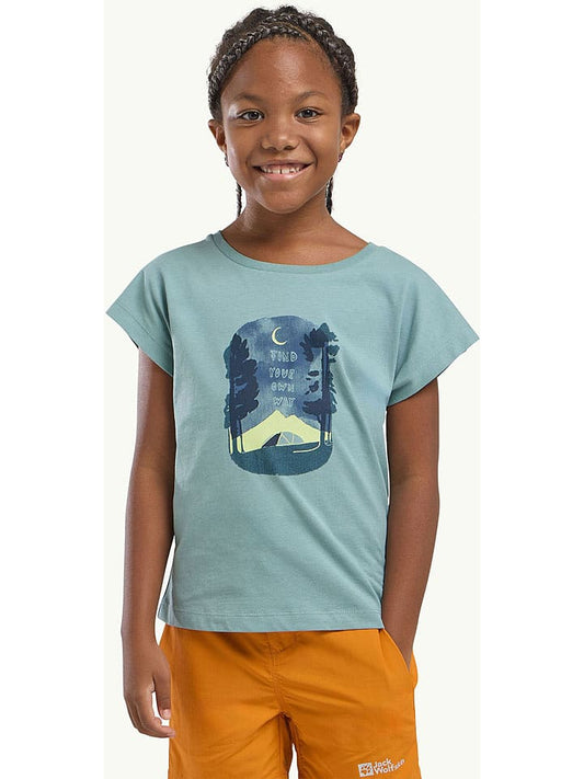 Jack Wolfskin Shirt Turquoise Kids