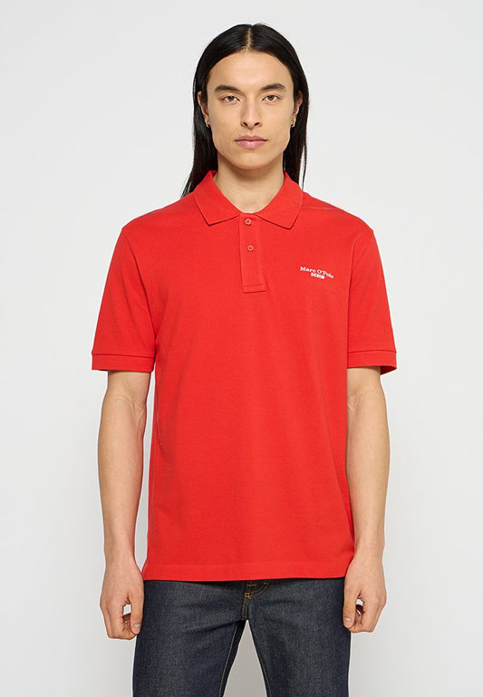 Poloshirt, SSL, Logo Print, Reg Men