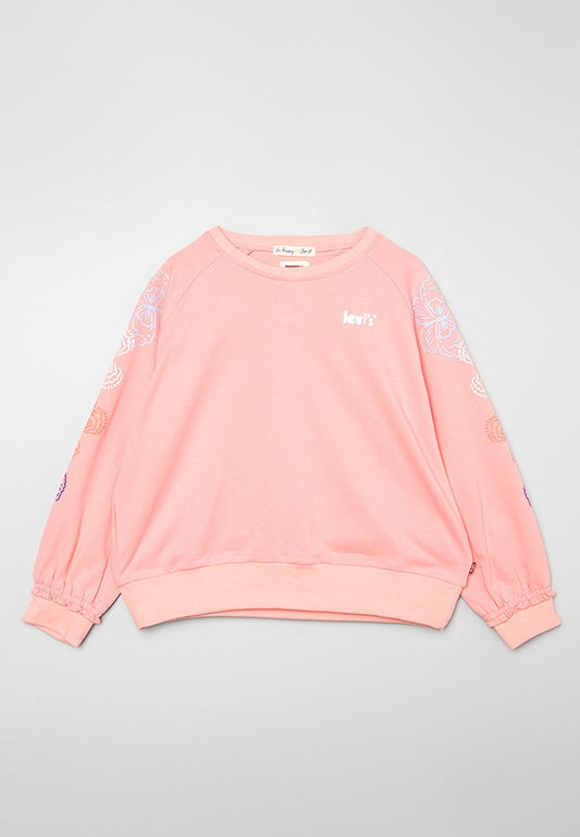 Levi's® LVG RAGLAN CREW SWEATSHIRT coral (LE223K03C-G11) Kids