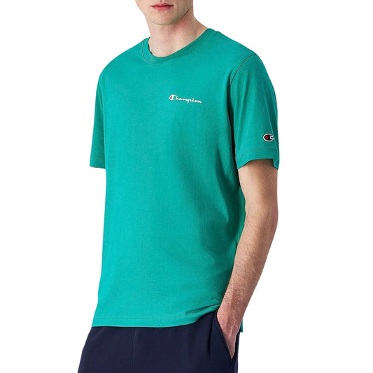 Champion Small Logo Jersey Shirt Green (220264-GS130) Men