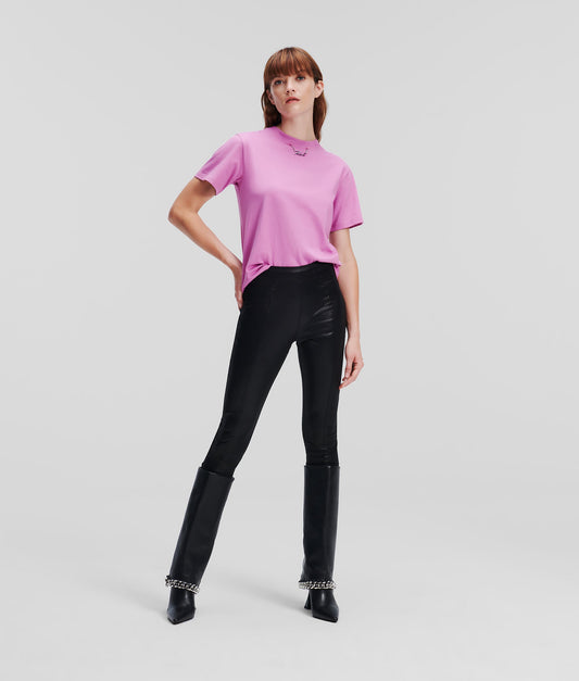 Karl Lagerfeld Coated Leggings Black (236W1054999) Women