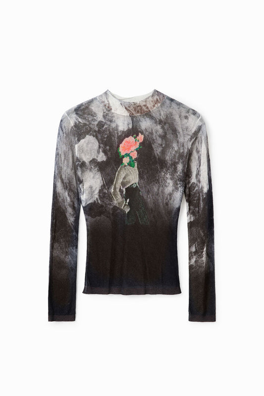 Desigual Jumper Lars Long Black (23WWJF90_2000) Women