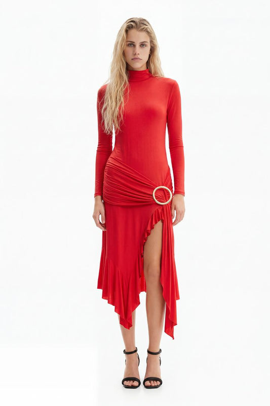 Desigual Dress Passion Racing Red (23WWVKAF_3202) Women