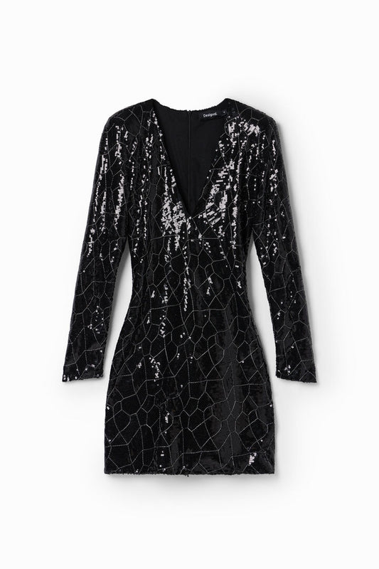 Desigual Dress Tinna B Black (23WWVKXR_2000) Women
