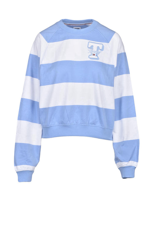 TOMMY JEANS sweatshirt CELESTE/WHITE (248299-1444) Women