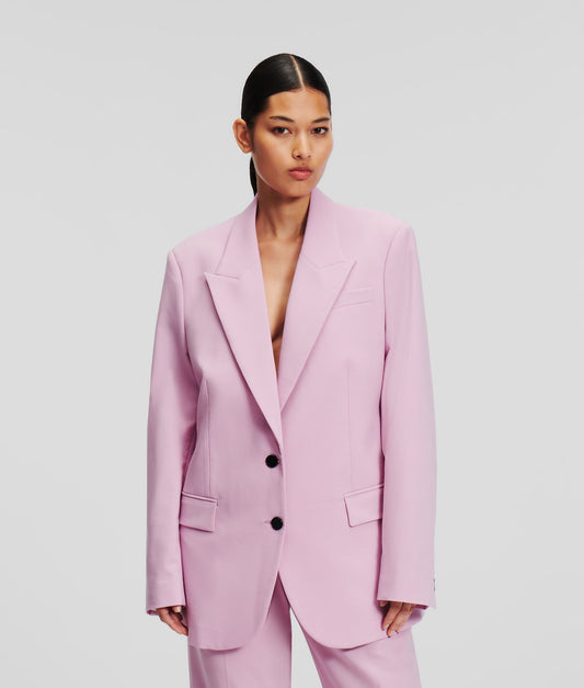 Karl Lagerfeld Hun Kim'S Edit Tailored Jacket Orchid Bouquet (241W1406701) Women