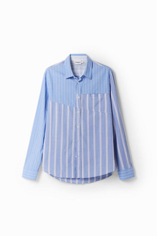Desigual Shirt Raul Blue Grisaceo (24SMCW25_5057) Men