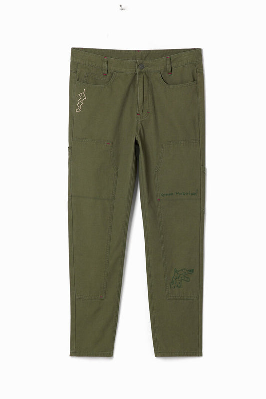 Desigual Trousers Ricks Khaki (24SMPW04_4092) Men