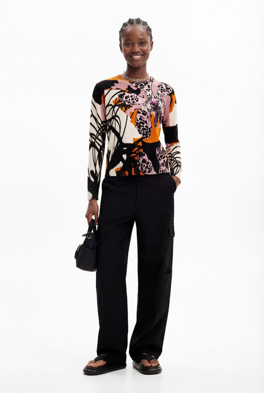 Desigual Jumper Orquidea Lacroix Raw (24SWJF30_1001) Women