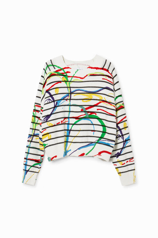 Desigual Jumper Trazis Raw (24SWJF46_1001) Women